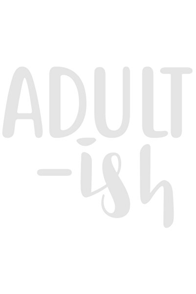 StoryGift Romania Sticker Eticheta 50CM Exterior pentru adulti - multe griji responsabilitati , Vinyl Alb, 50 cm