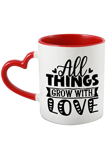 StoryGift Romania Cana cu mesajul "All things grow with love" - toate lucruri...