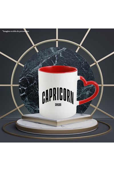 StoryGift Romania Capricorn Word Mug, Motivational, Self Help, Self Understanding, Appreciation,, With ,STG