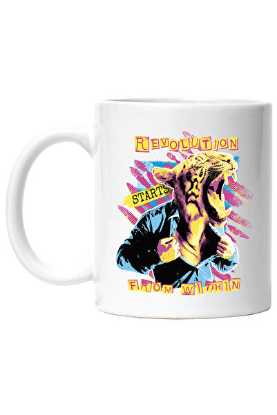 StoryGift Romania Cana Cu Mesaj In Engleza Revolution Starts From Within, Leo...