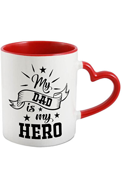 StoryGift Romania Cana cu Textul in Engleza My Dad is My Hero, Tata e Eroul M...