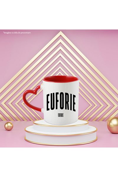 StoryGift Romania Mug Word Euphoria, Motivational, Self Help, Self Understanding, Appreciation, S, With, STG.