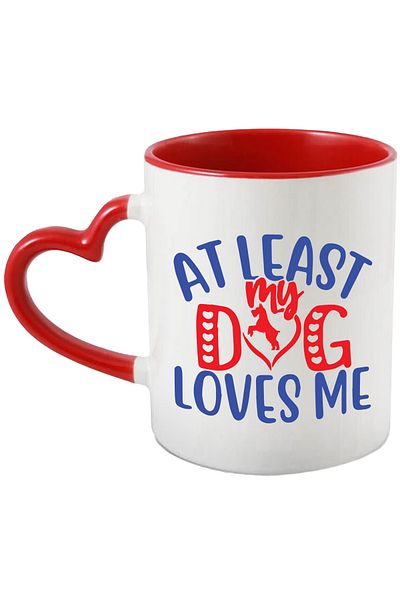 StoryGift Romania Mug for those who are happy that they are loved at least by their dogs with Handle I, With,STG