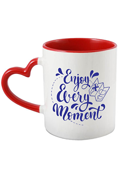StoryGift Romania Cana cu o harta si mesajul "Enjoy every moment" - bucura-te...