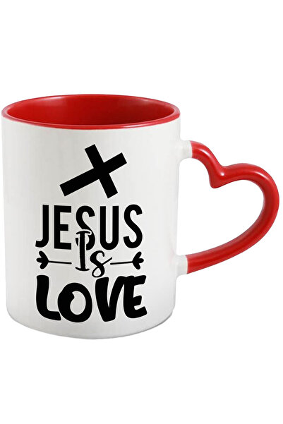 StoryGift Romania Cana cu mesajul in engleza "Jesus is love" - Iisus este iub...