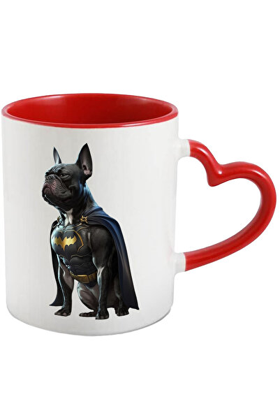 StoryGift Romania Cana cu Portret Caine Supererou, Caine in Custom de Batman,...