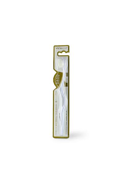 Nano PREM WHITE TOOTHBRUSH MEDIUM(MANUAL)