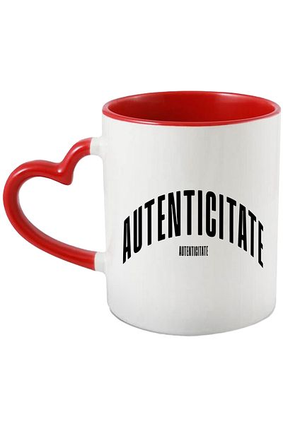 StoryGift Romania Mug The Word Authenticity, Motivational, Self Help, Self Understanding, Appreciate, With,STG
