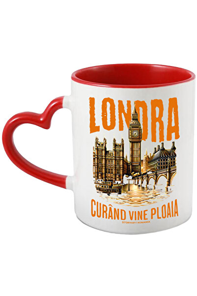 StoryGift Romania Cana Oras Londra Turn Cu Ceas Big Ben Text Haios Curand Vin...
