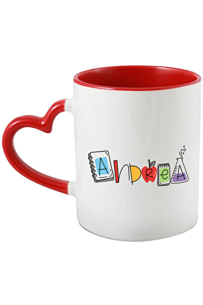 StoryGift Romania Cana Cu Numele Andrea, Scoala, Chimie, Materii, Algebra, Ge...