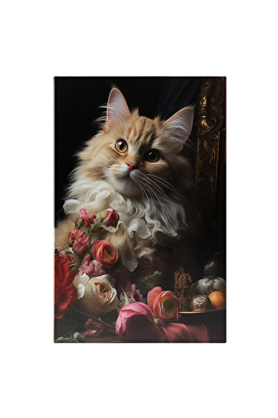 StoryGift Romania Tablou Canvas: Felina Eleganta Lucrari De Arta, Pisica, Cra...