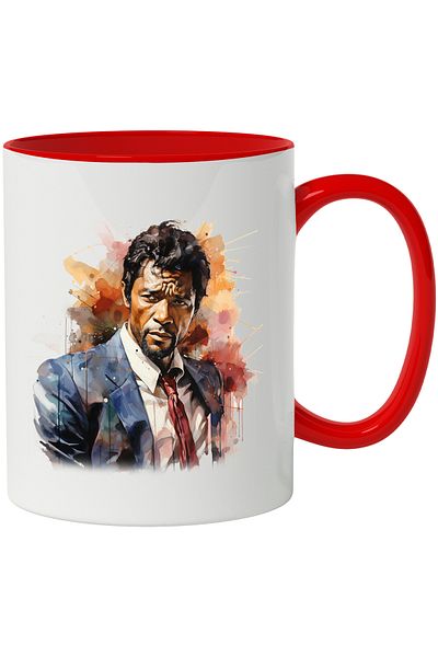 StoryGift Romania Mug With Idris Elba, Famous Actor, Movies, Hollywood, Multicolor 330 ml, Ceramic, With ,STG