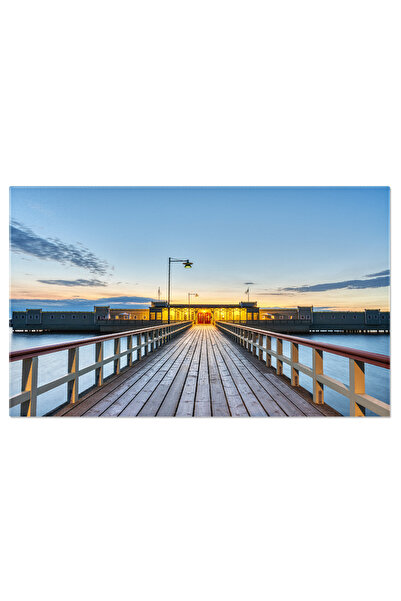 StoryGift Romania Tablou Canvas Faleza Si Ribersborg Kallbadhus In Malmö, Arhitectura, Peisaj Urban, Calatorie 45