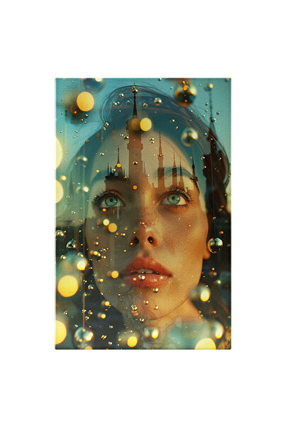 StoryGift Romania Tablou Canvas: Ochii Albaștri Visători La Ținuturile Timpur...