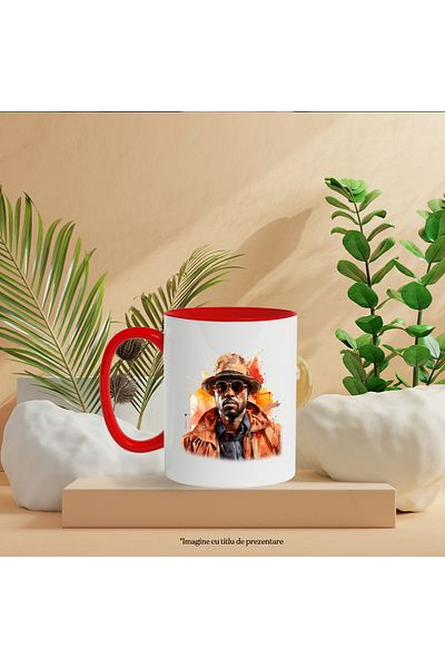 StoryGift Romania Mug With Kanye West, Singer, Rapper, Musician, Artist, Multicolor 330 ml, Ceram, With ,STG