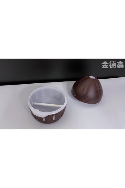 MACVI Macvi® SD-071 Aromatherapy Diffuser with Humidifier, 130 ml, LED Lights, Brown