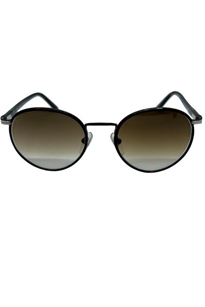 Persol 2422Si 992/51 Mineral Glass Brown Round Unisex Sunglasses