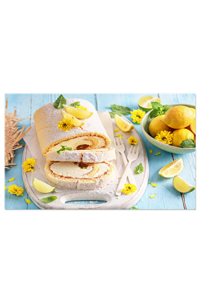 StoryGift Romania Tablou Canvas Rulada Exotica Cu Mango Si Fructe Citrice O Explozie De Gust Si Prospetime, O Del