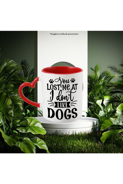 StoryGift Romania The mug for those who don't sit around talking to people who don't like dogs, with STG.