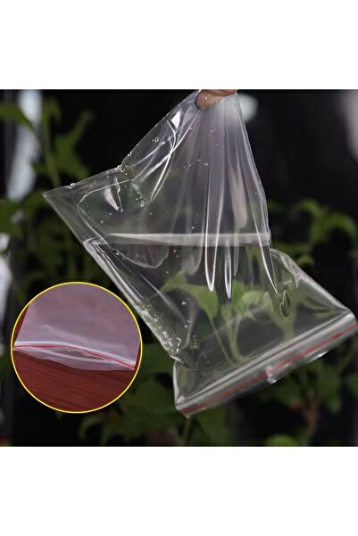 YOK YOK AMBALAJ Kilitli Koruyucu Buzdolabı Poşeti Naylon Torba 17x23cm 50 Adet 1 Paket