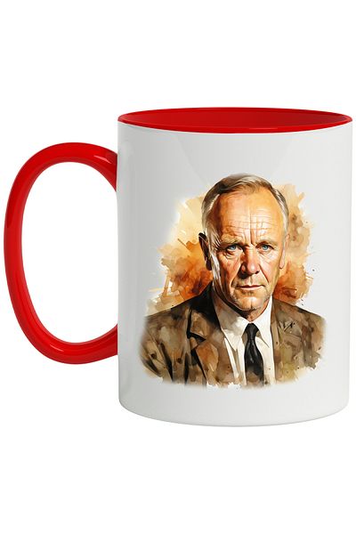 StoryGift Romania Mug With Anthony Hopkins, Actor, Celebrity, Movies, Multicolor 330 ml, Ceramic, With,STG
