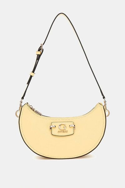 Guess Nastra Top Zip válltáska női sárga válltáska Hwbg9637170-csl