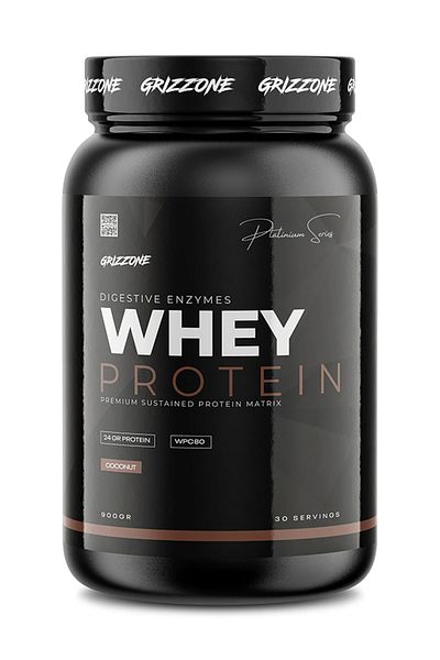 GRIZZONE Grızzy Whey Protein 900 Gr 30 Servings (Coconut)