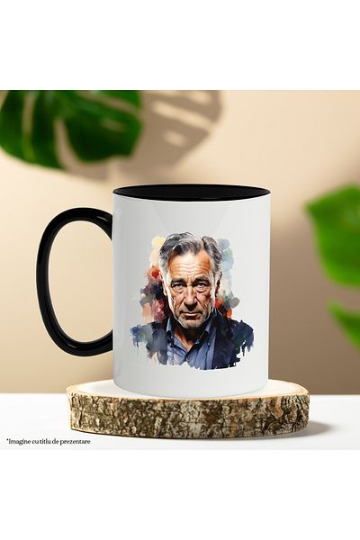 StoryGift Romania Mug With Harrison Ford, Famous Actor, x Movie, Hollywood, Star, Multicolor 330 , With ,STG