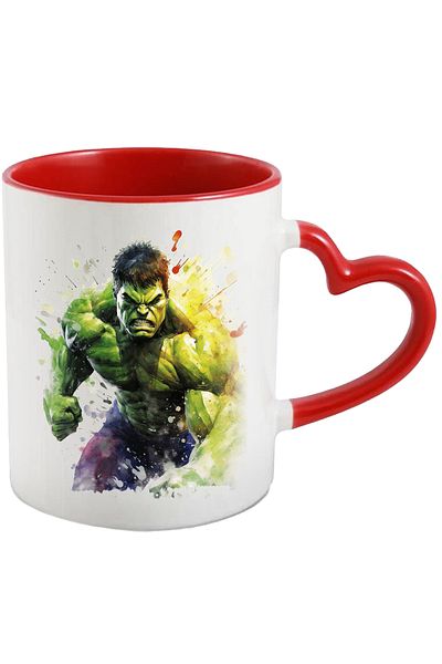 StoryGift Romania Mug With Marvel, Comic Book Lovers, Hulk, Superheroes, Bruce Banner, Multi, With, STG.