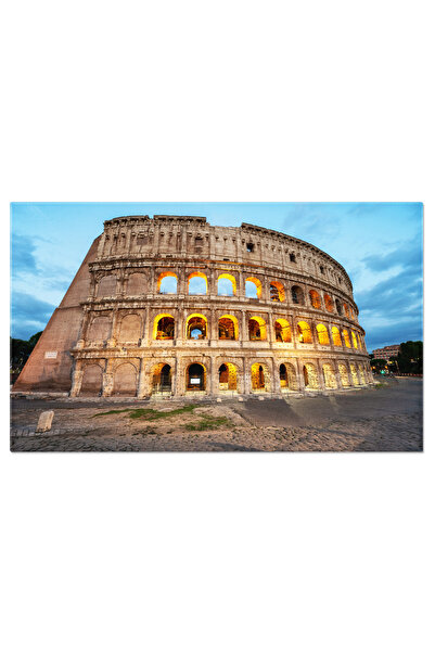 StoryGift Romania Tablou Canvas - Secretele Romei: Ruina, Coloana, Exterior: ...