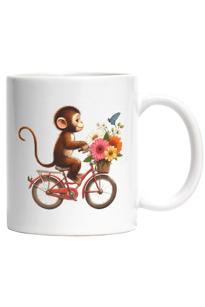 StoryGift Romania Cana cu o maimutica pe o bicicleta | plimbare | cosulet cu ...