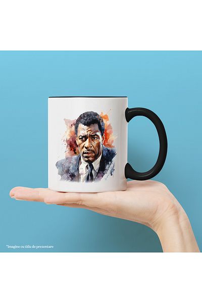 StoryGift Romania Mug With Neil deGrasse Tyson, Celebrity, Astrophysicist, Multicolor 330 ml, Wax, With ,STG