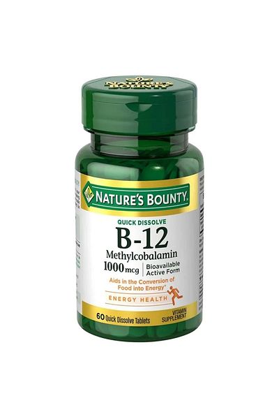 Nature's Bounty NATURES BOUNTY B-12 1000MCG 60S METHYLCOBALAMIN