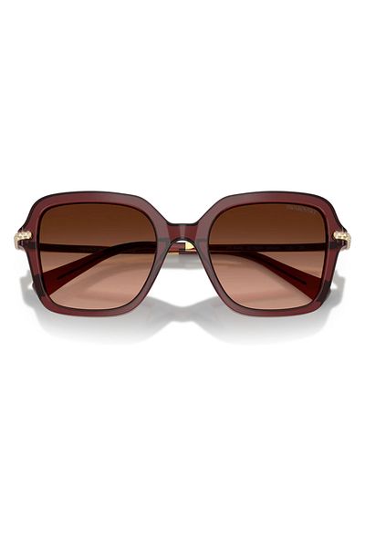 Swarovski Women's Sunglasses Swarovski SK6040 10735M 50, Plastic, Brown, 50 mm