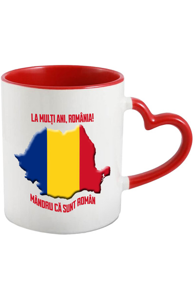 StoryGift Romania Cana la multi ani Romania, mandru ca sunt roman, 330ml, Cer...