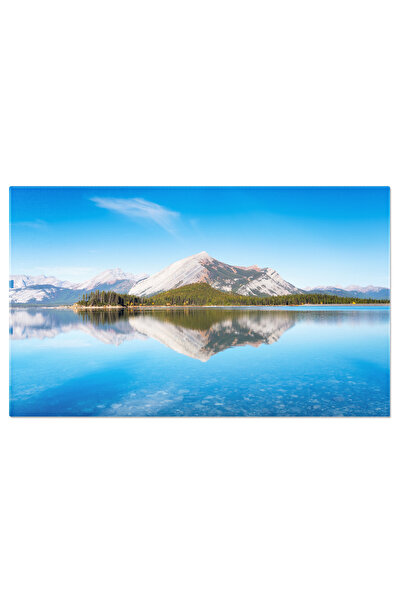 StoryGift Romania Tablou Canvas Peisaj Montan In Timpul Zilei, Lac Si Padure,...