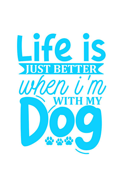 StoryGift Romania Sticker Exterior cu mesajul "Viata e doar mai buna atunci c...