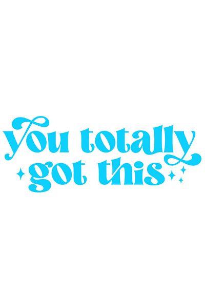 StoryGift Romania Sticker Eticheta 40CM Exterior cu mesaj din care reiese ca te vei descurca 100% , Vinyl Albast