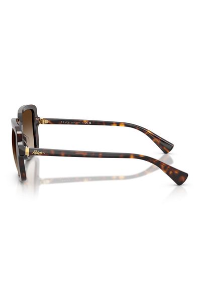 Ralph Lauren Women's Polarized Sunglasses Ralph Lauren RA5333U 5003/T5 56, Plastic, Havana, 56 mm
