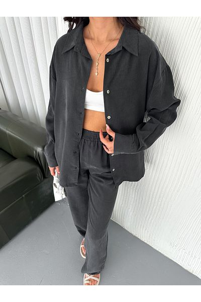 sportiness Soft Texture Modal Fabric Shirt Suit
