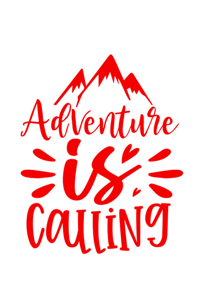 StoryGift Romania Sticker Autocolant 30CM Exterior cu munti pentru iubitorii de aventura - "Aventura te cheama"