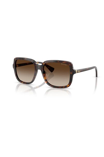 Ralph Lauren Women's Polarized Sunglasses Ralph Lauren RA5333U 5003/T5 56, Plastic, Havana, 56 mm