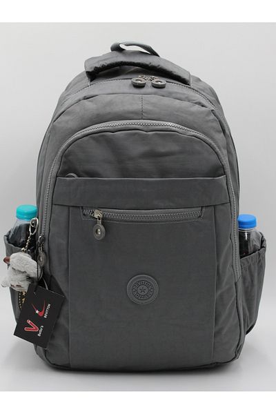 betto's Bvt-2300 Γκρι σχολική τσάντα Αδιάβροχο ύφασμα Unisex Σχολικό σακίδιο