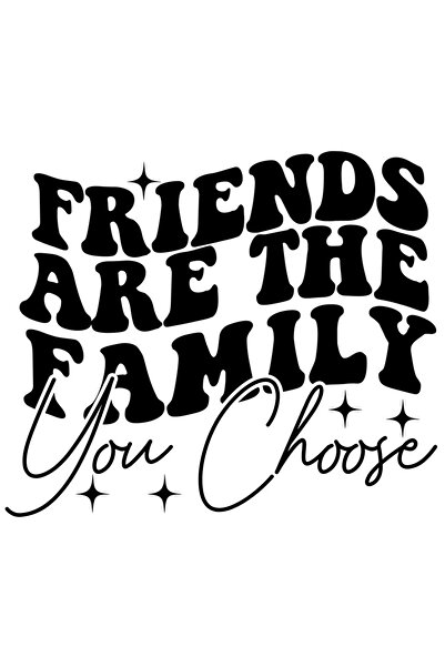 StoryGift Romania Sticker Eticheta 40CM Exterior cu mesajul "Prietenii reprez...