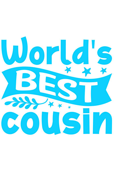 StoryGift Romania Sticker Eticheta 50CM Exterior pentru cea mai buna verisoar...