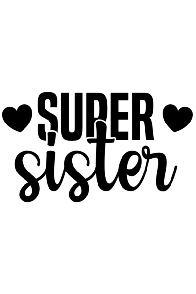 StoryGift Romania Sticker Autocolant 30CM Exterior pentru o sora foarte iubit...