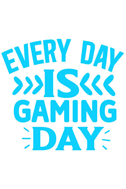 StoryGift Romania Sticker Autocolant 70CM Exterior pentru pasionatii de jocuri cu mesajul "Every day is gaming d