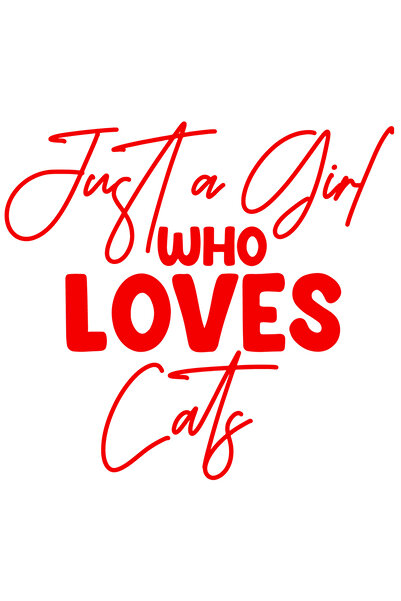 StoryGift Romania Sticker Exterior cu mesajul "Doar o fata care iubeste pisicile" - feline animale , Vinyl R