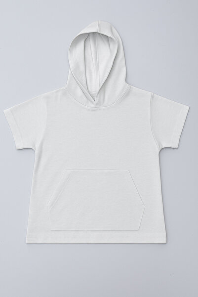 Dİ GİYİM ERKEK ÇOCUK PAMUKLU UNISEX KAPŞONLU TSHIRT