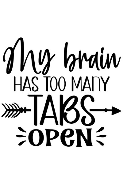 StoryGift Romania Sticker Eticheta 40CM Exterior cu textul "Creierul meu are ...